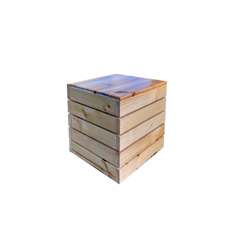 LES Real Wood Picnic Stool