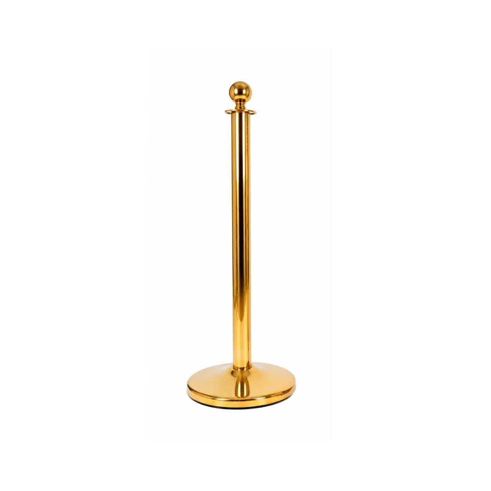 LES Barrier Rope Stand - Gold (Globe) - V1