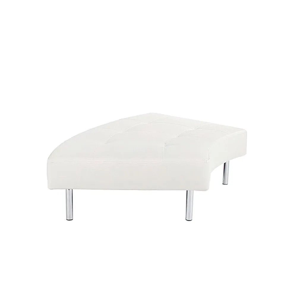 LES Endless Yacht Leather Seat - Curved - White
