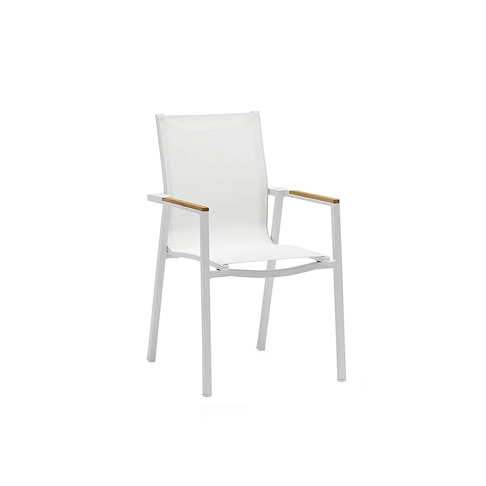 LES Outdoor Mesh Chair - White