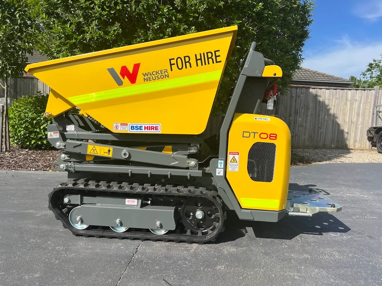 Wacker Neuson DT08 Track Dumper, High Lift, 800kg