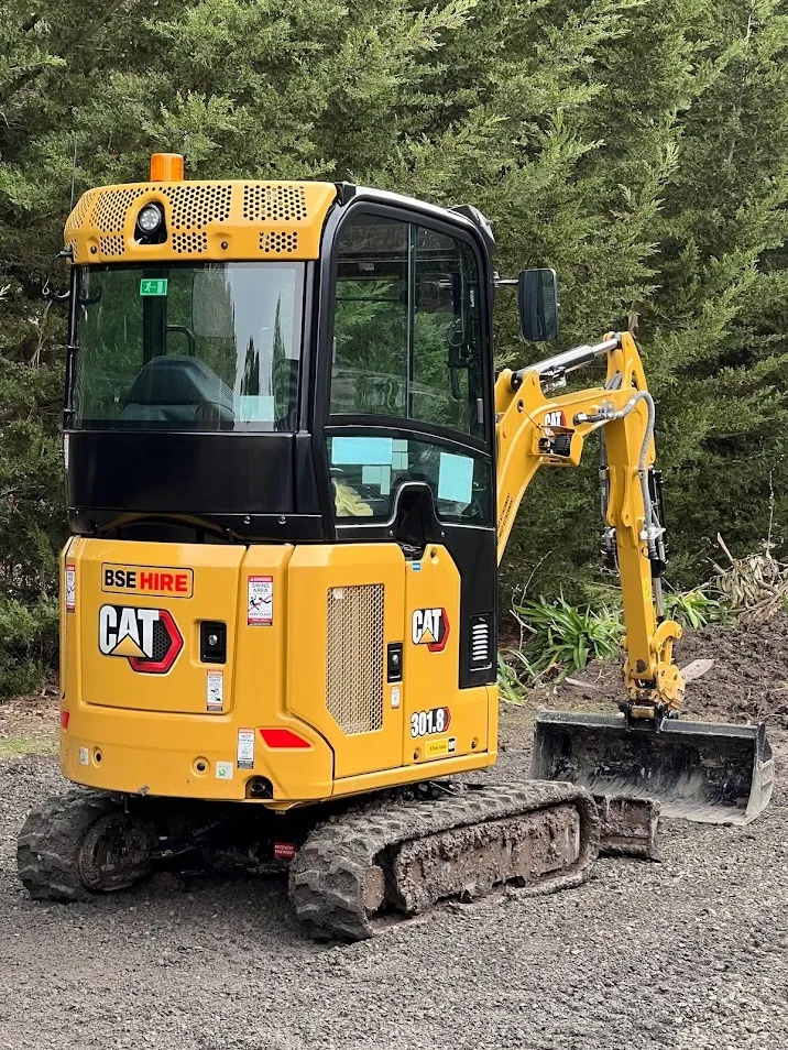 CAT 301.8 Next Gen Mini Excavator, Fully Enclosed Cab (Inc. Trailer)
