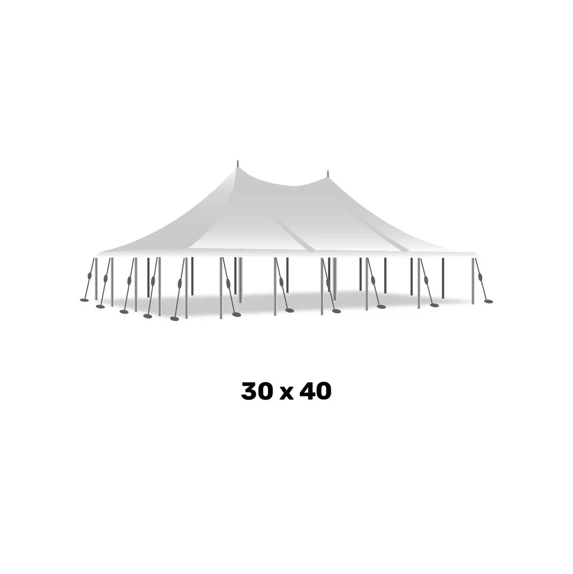 30' x 40' Pole Tent