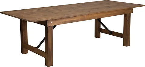 8 ft Farm Table with X legs