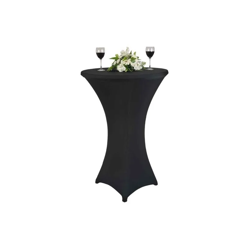 Cocktail Table Linens - Black