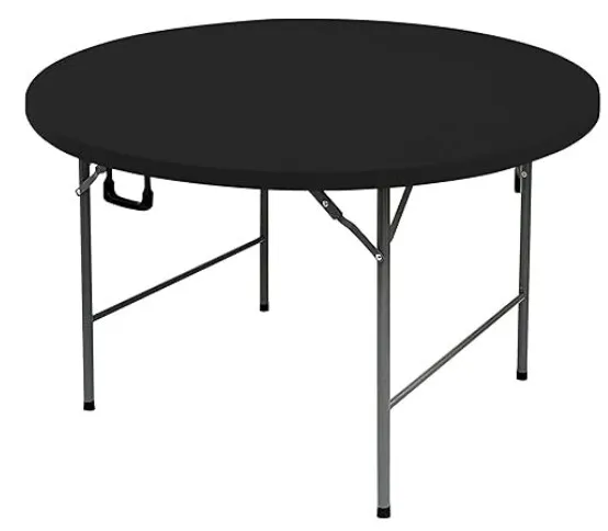Round Table Linens - Black