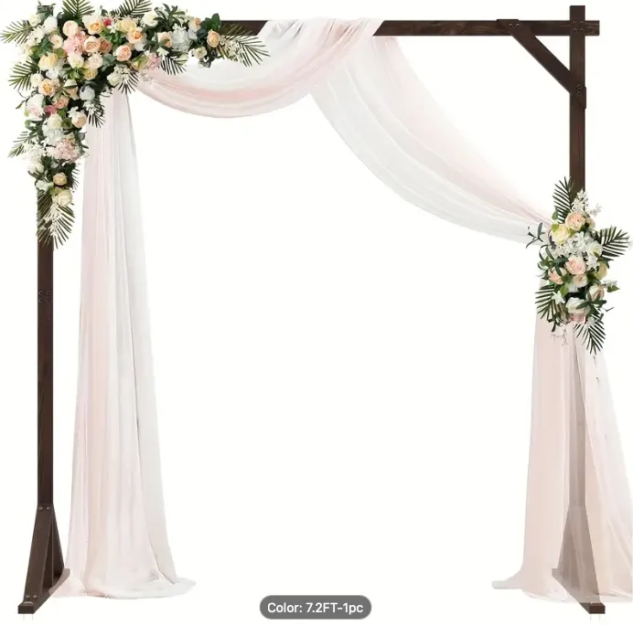 Rustic Wooden Square Arch 7.2FT (Floral not included) 