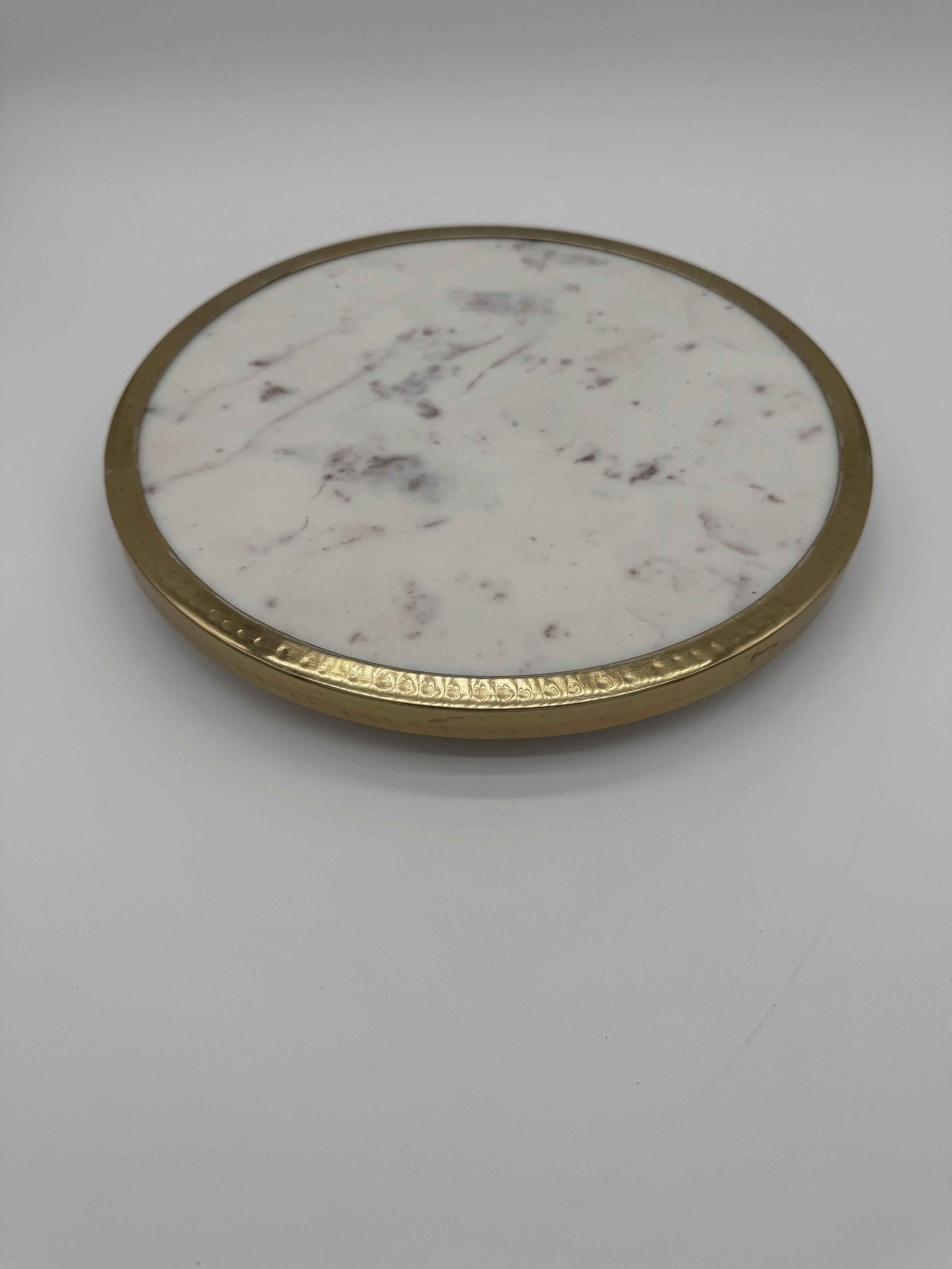 Round Marble Cake Stand (Swivel) 12"