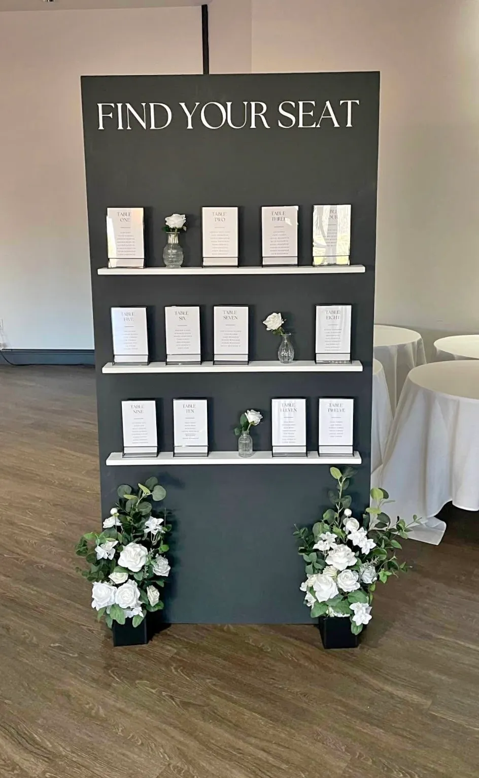 Find Your Seat Stand (7FT x 3.5FT)