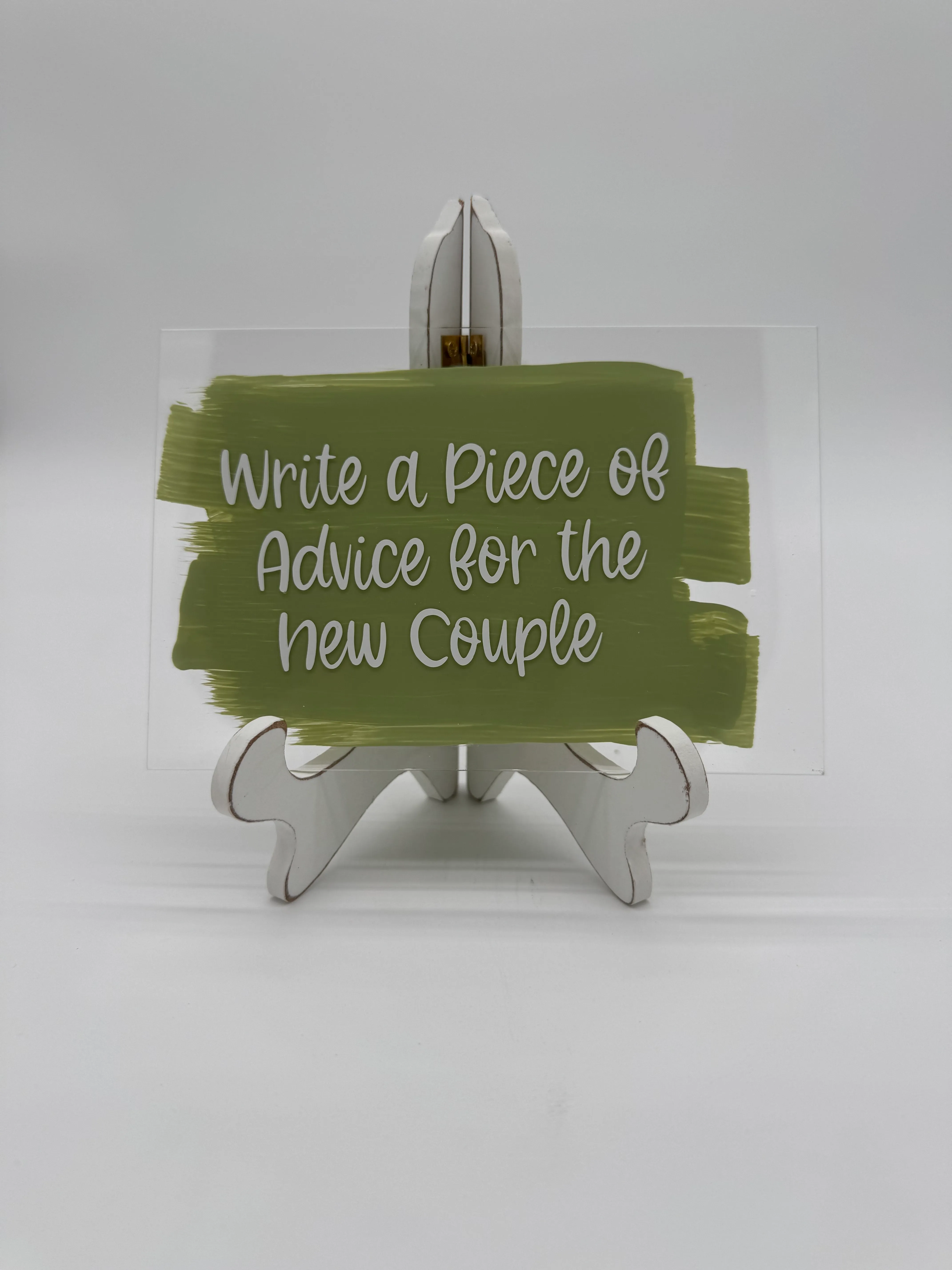 Green Write A Piece of Advice Sign 