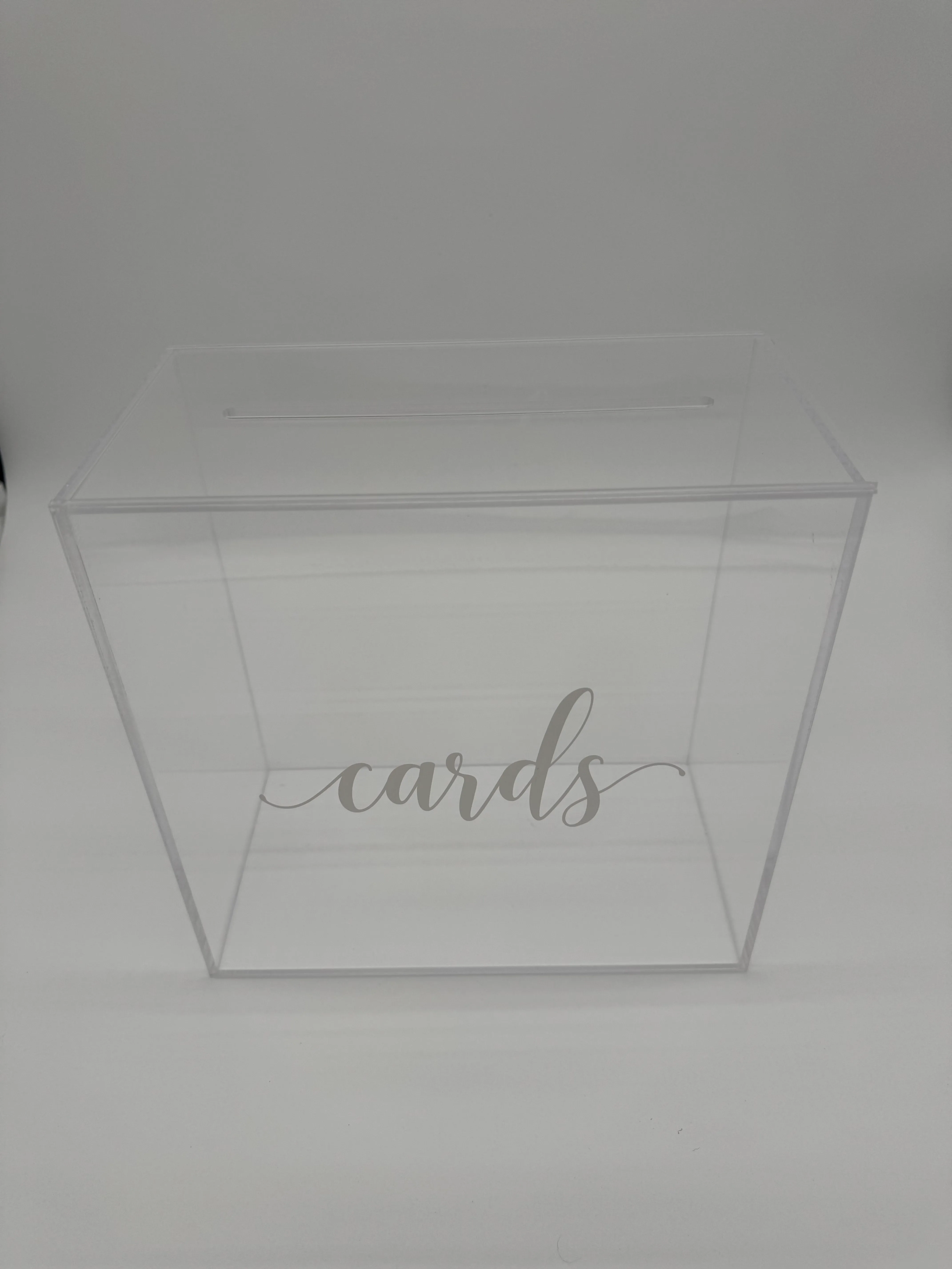 Acrylic Card Box 