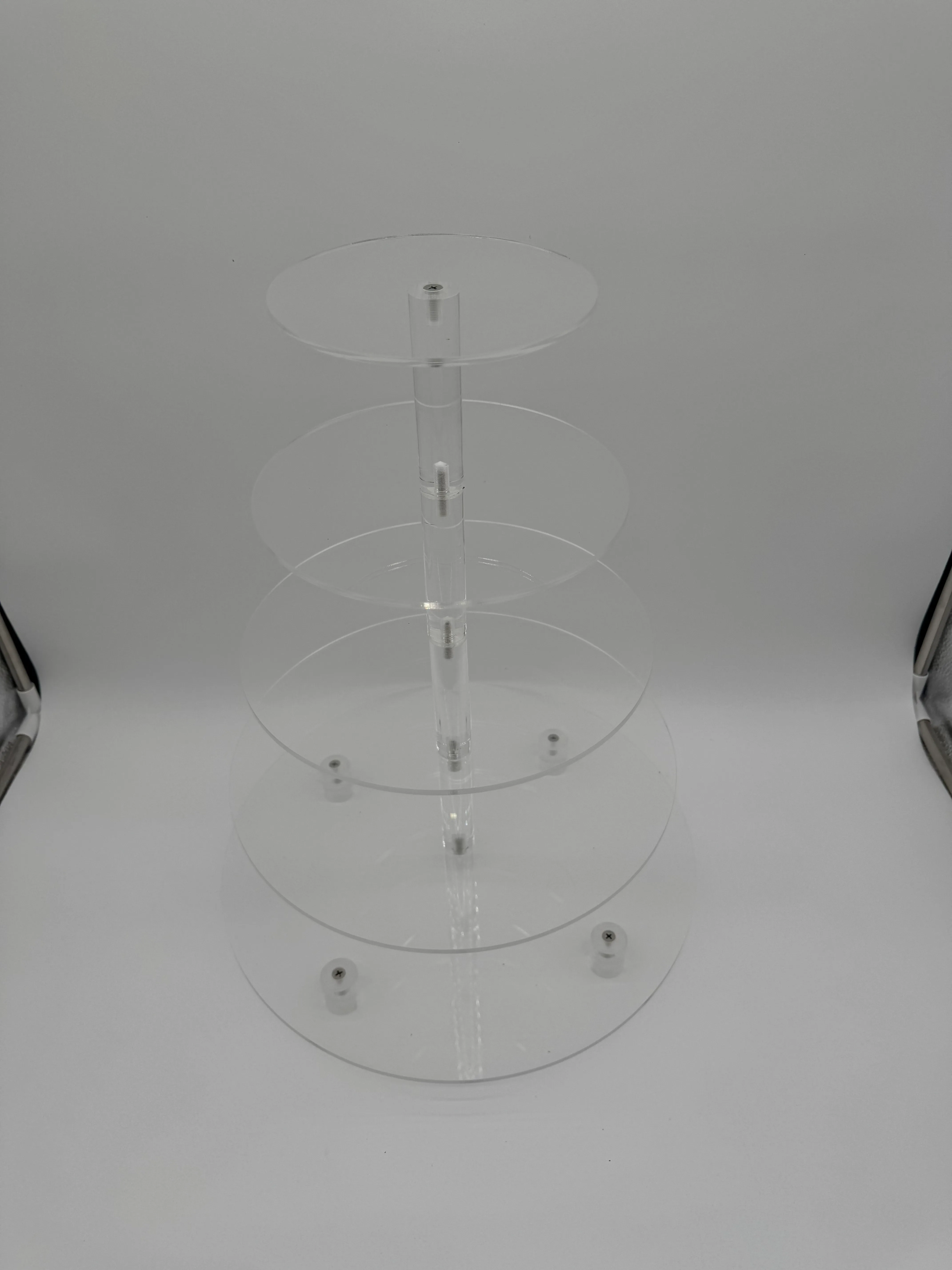 Clear Five Layer Dessert Stand 