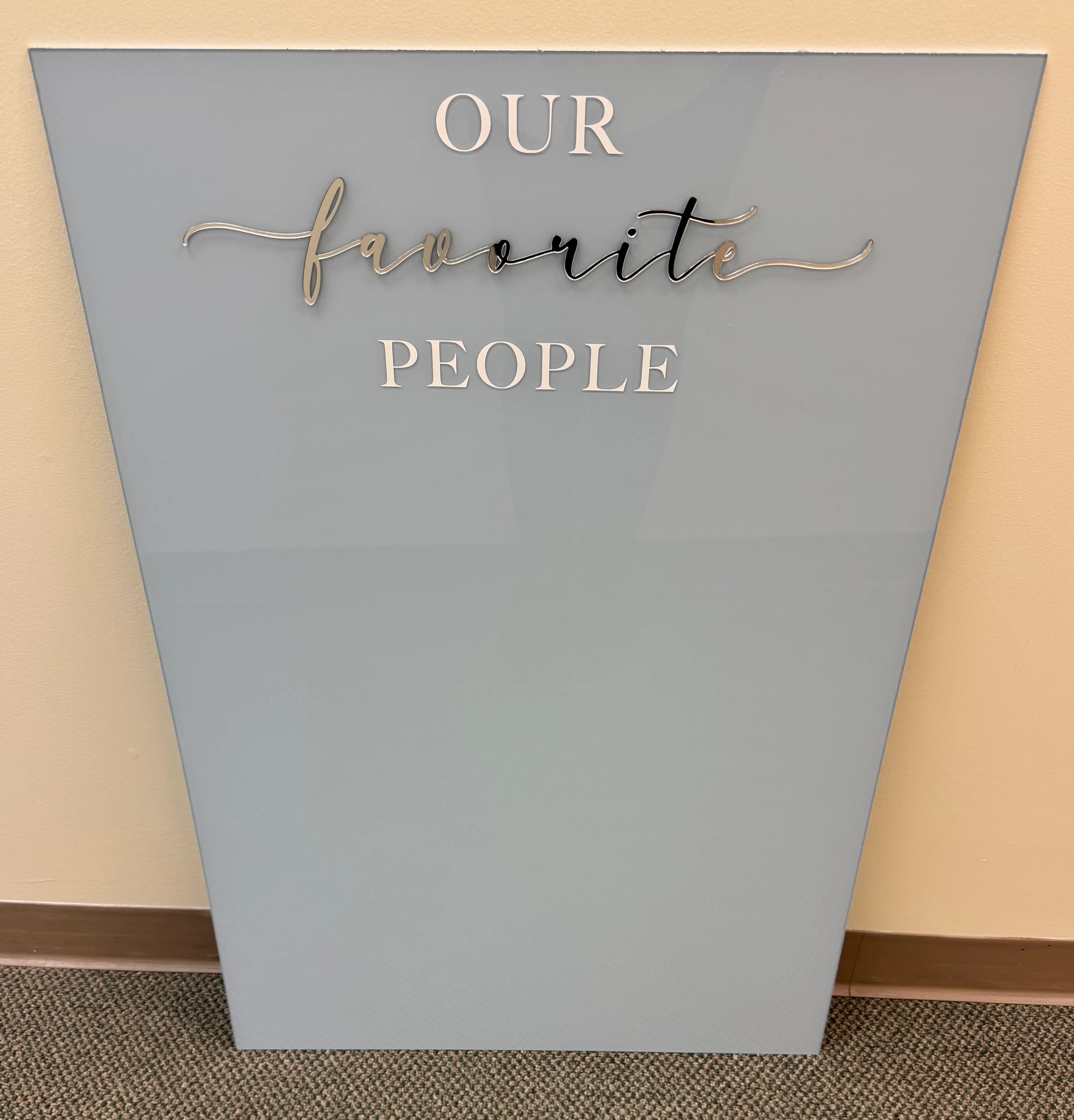 Dusty Blue Seating Chart 