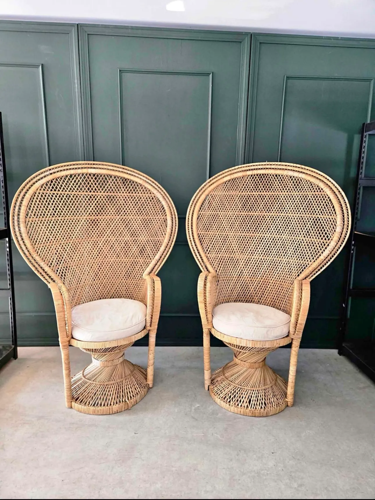 Vintage Peacock Chair