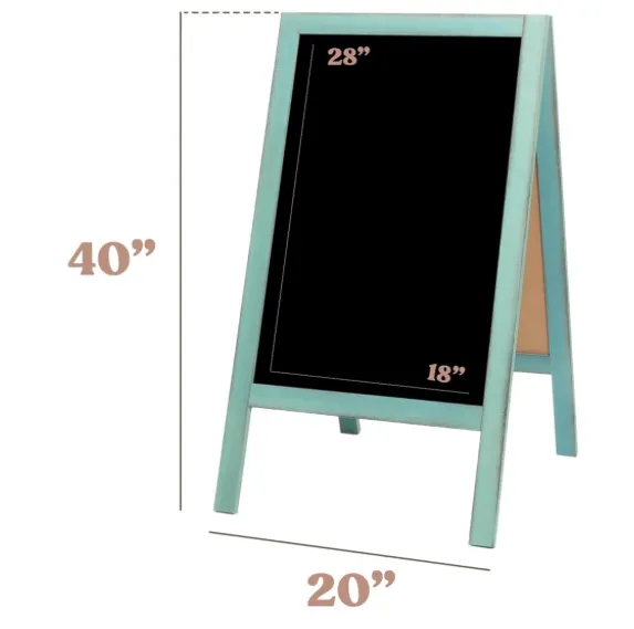 Chalk Board in Blue 