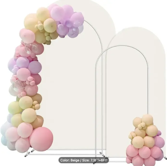 Wedding Arch Backdrop stand and cover 