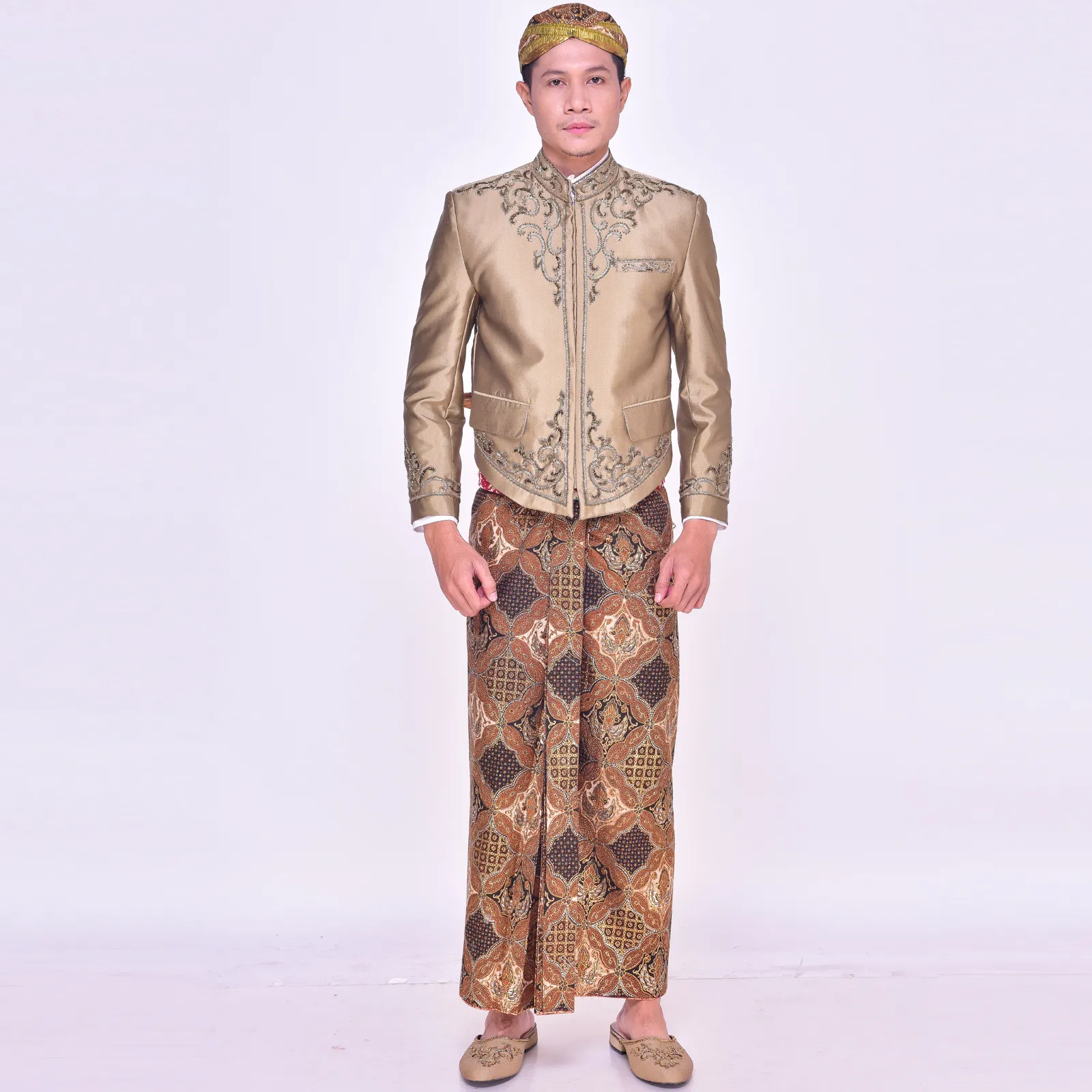 (BJ-133) Beskap Pengantin Gold Lindah (I)