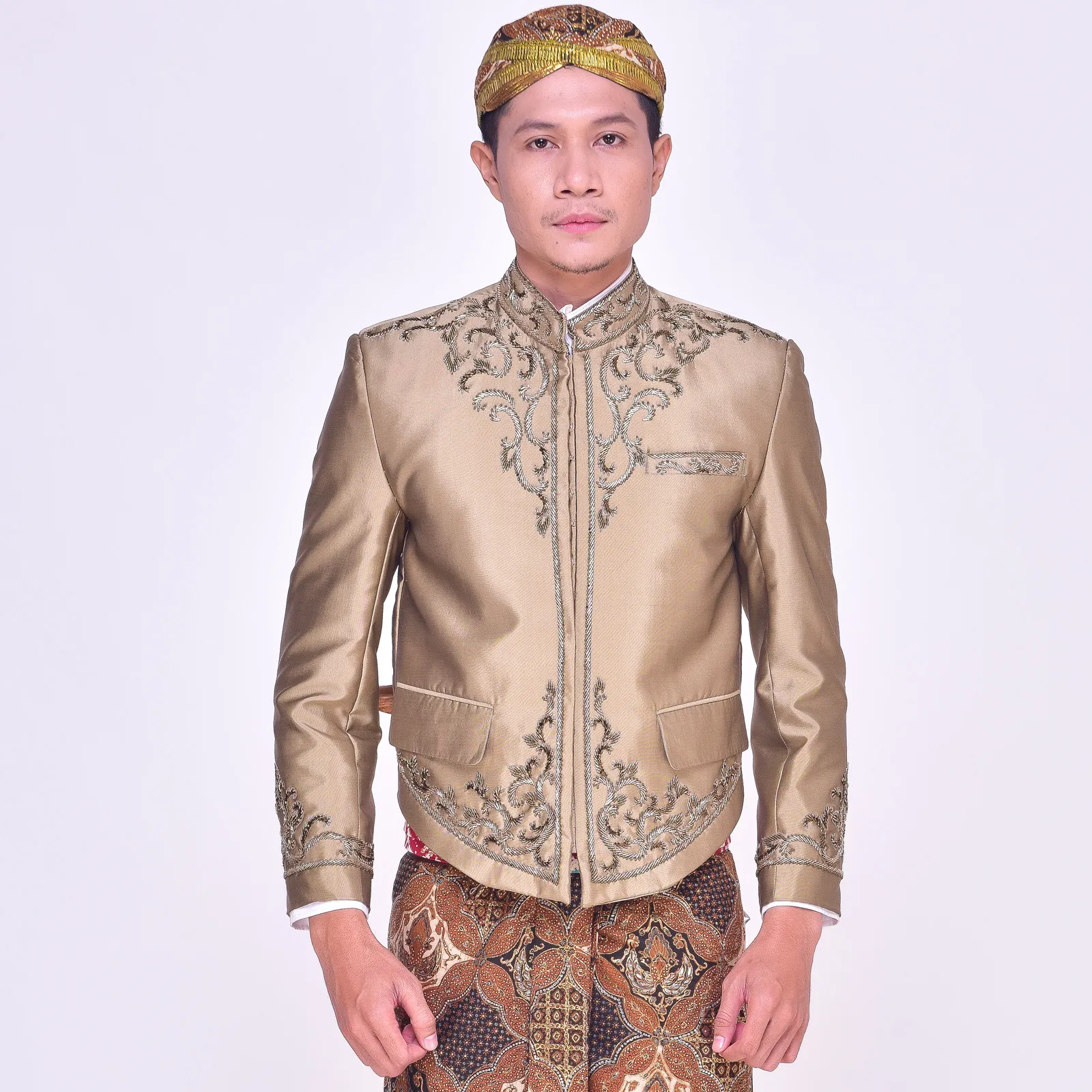 (BJ-133) Beskap Pengantin Gold Lindah (I)