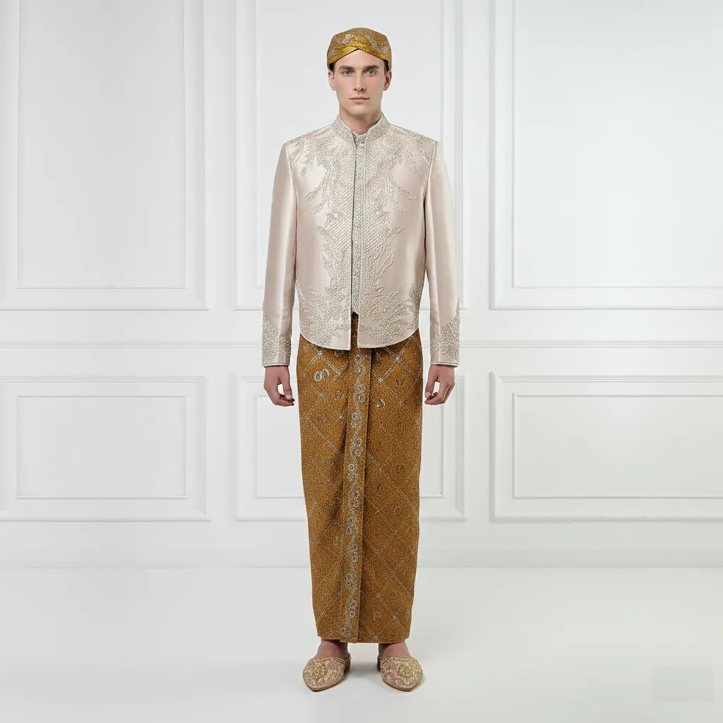 (BJ-202) Beskap Pengantin Nude Bella II