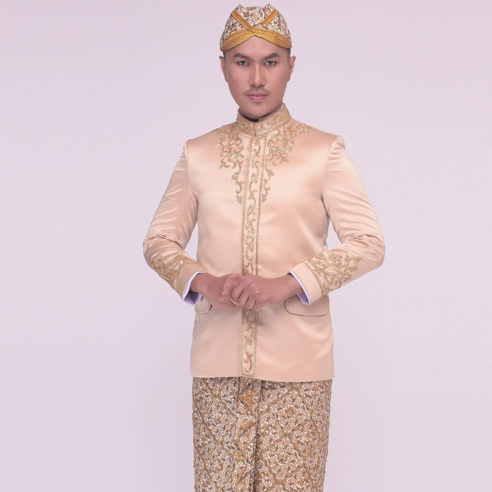 (BS-153) Beskap Pengantin Emas Dessy