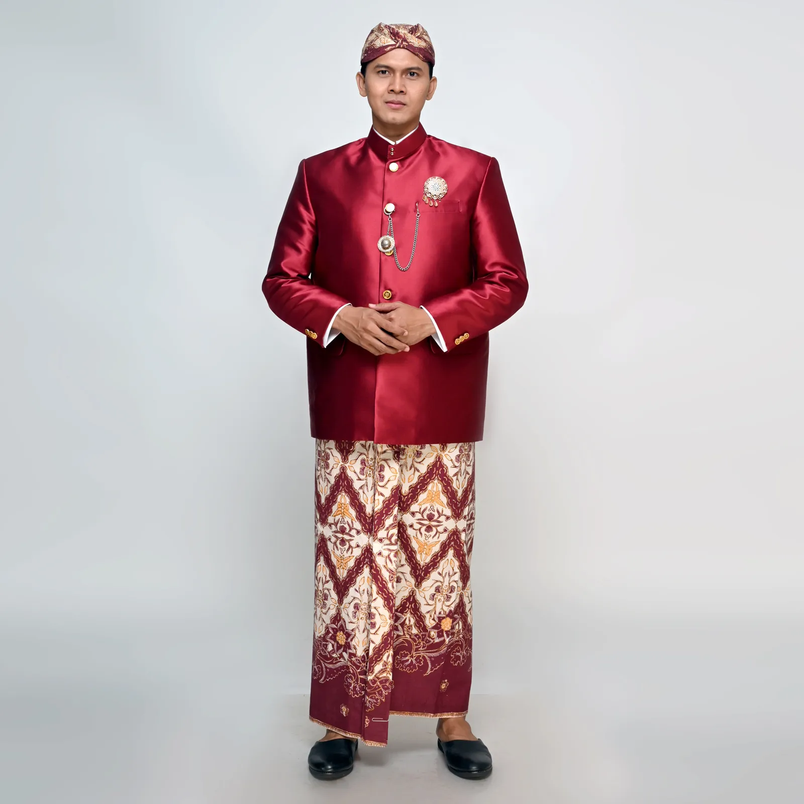 (ATS-041) Merah Marun Polos