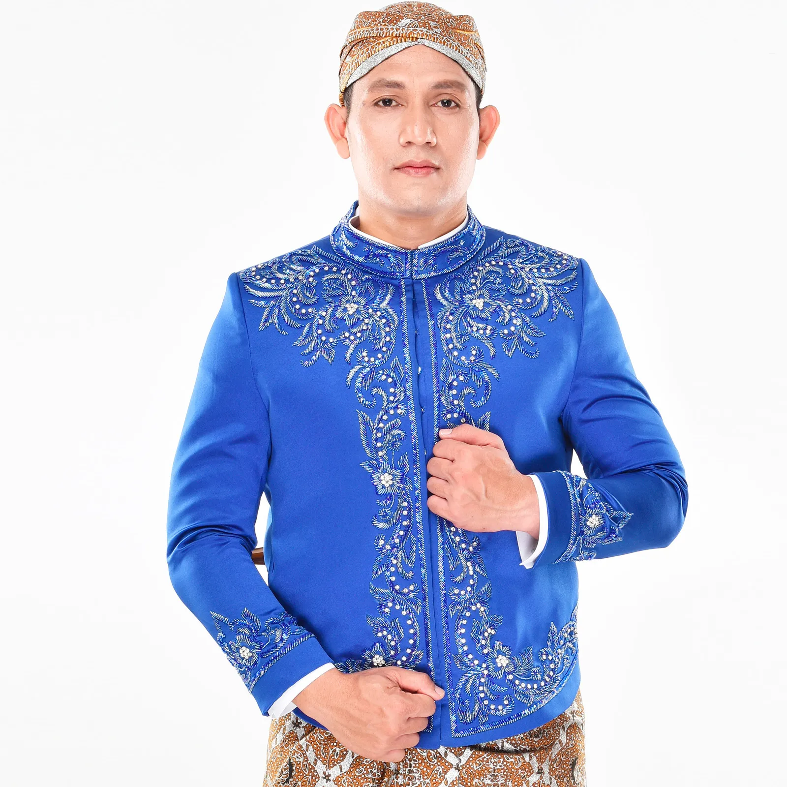 (BJ-005) Beskap Pengantin Biru Diana