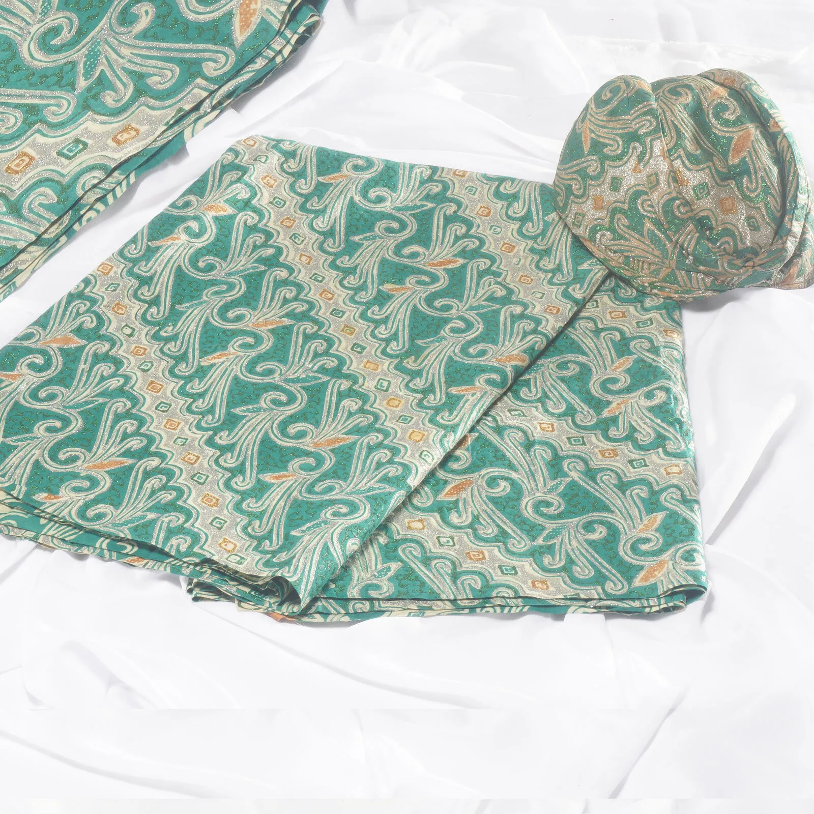 (KAT-029) Kain Sunda Hijau Anggrek