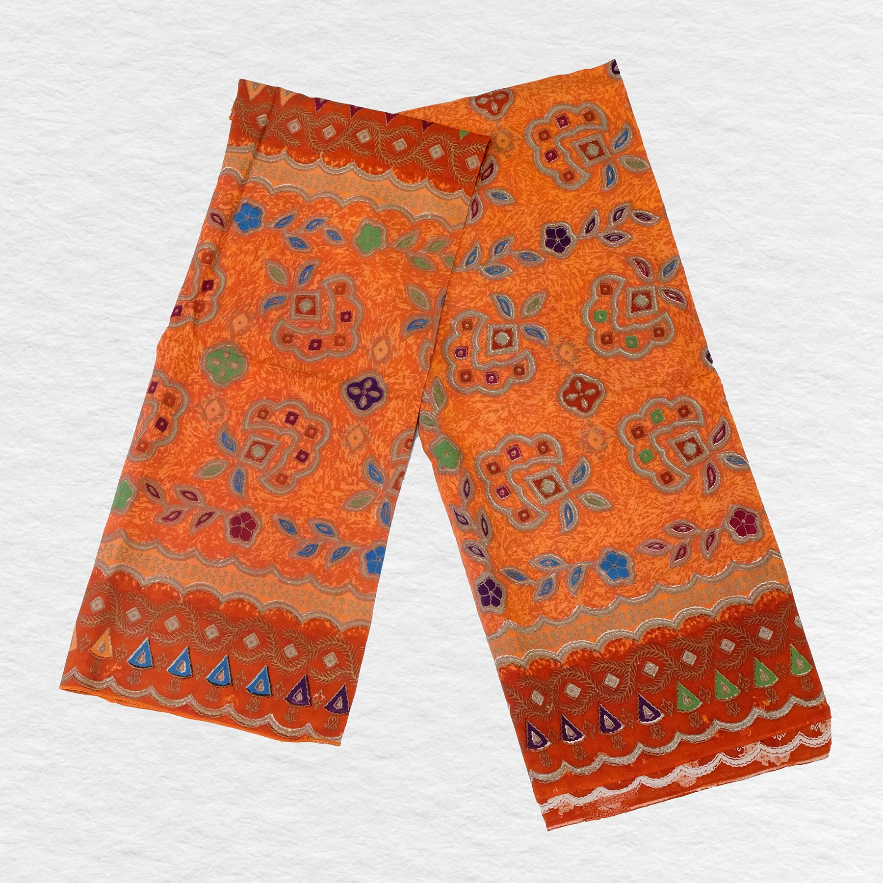 (DOS-003) Dodot Siraman Orange Jumputan