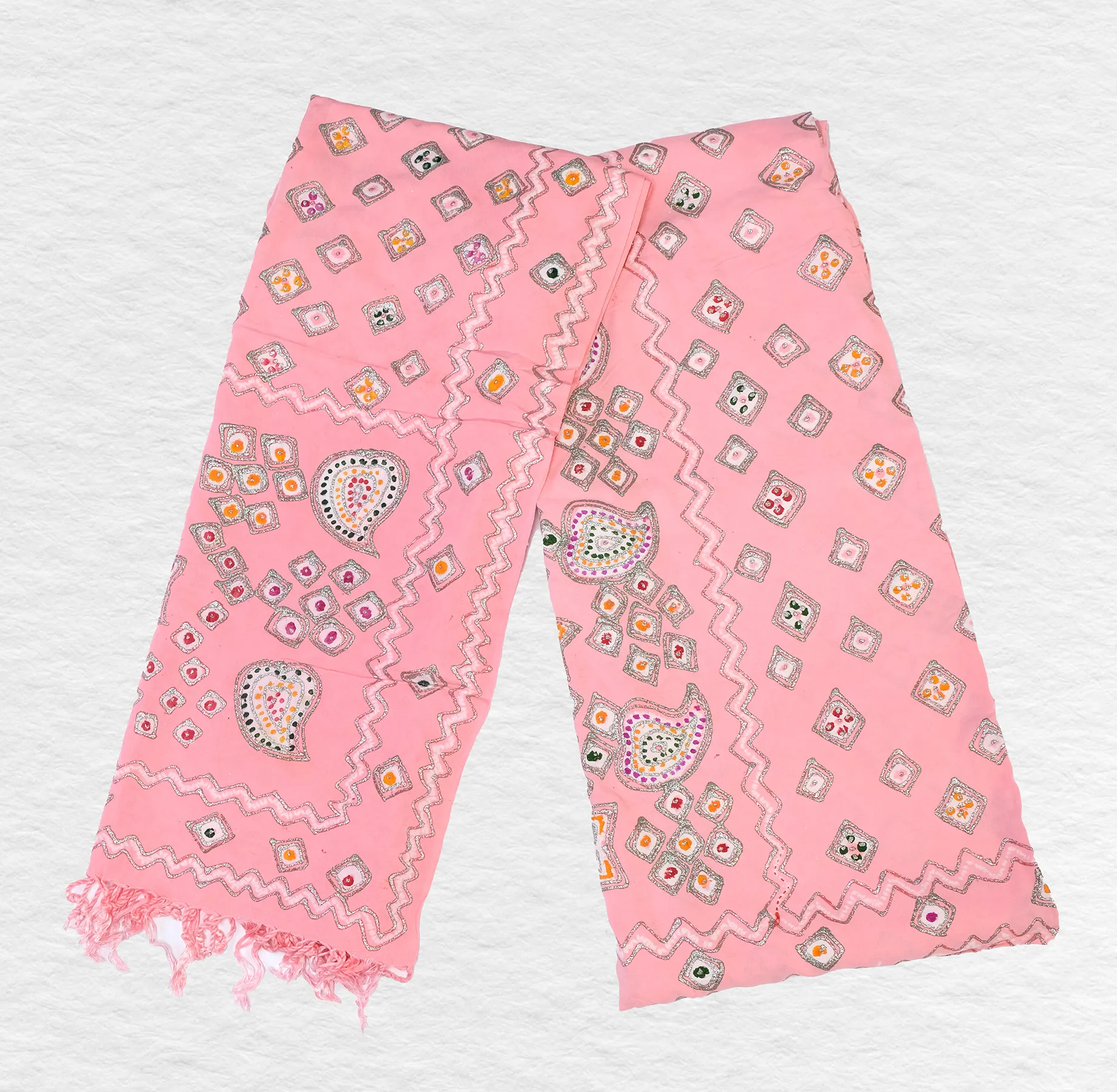 (DOS-017) Dodot Siraman Pink Muda Jumputan