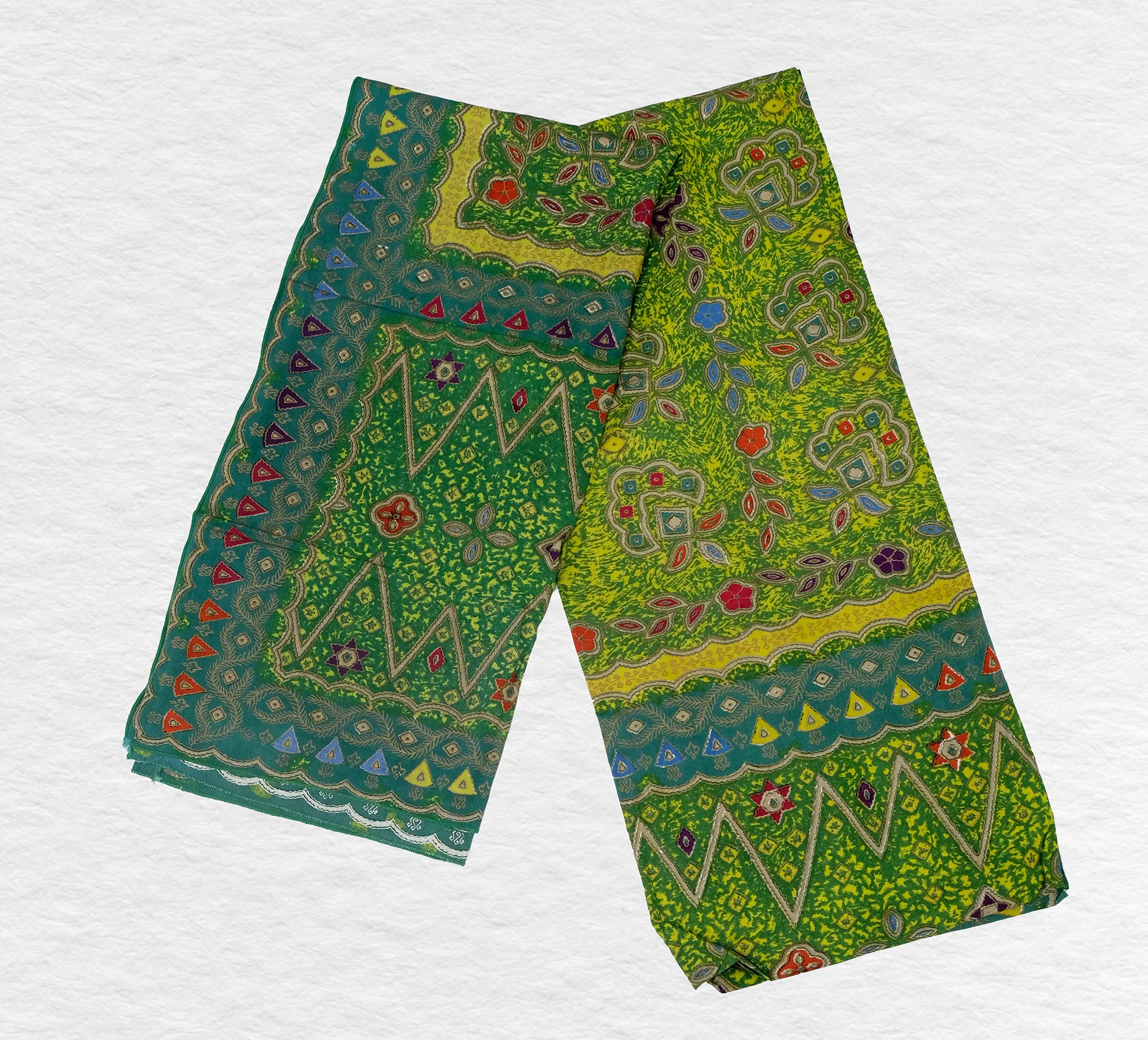 (DOS-014) Dodot Siraman Hijau Daun Jumputan