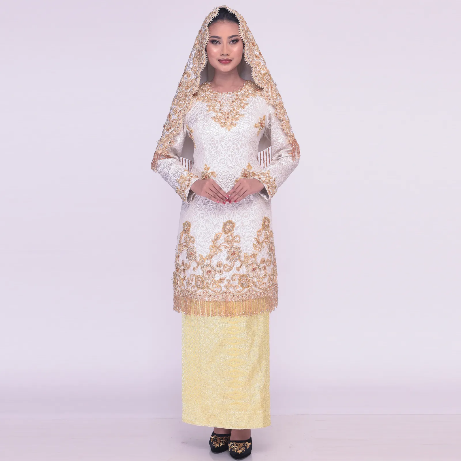 (KE-123) Kebaya Pengantin Kotogadang BW Emas