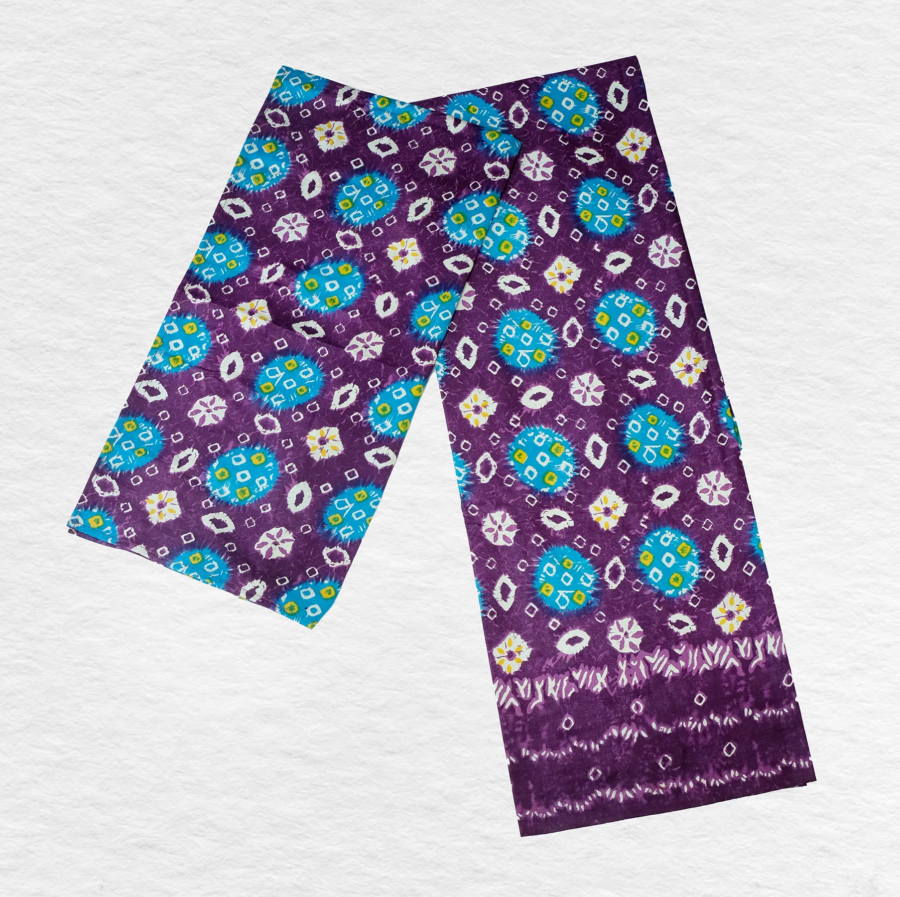 (DOS-013) Dodot Siraman Ungu Biru Jumputan