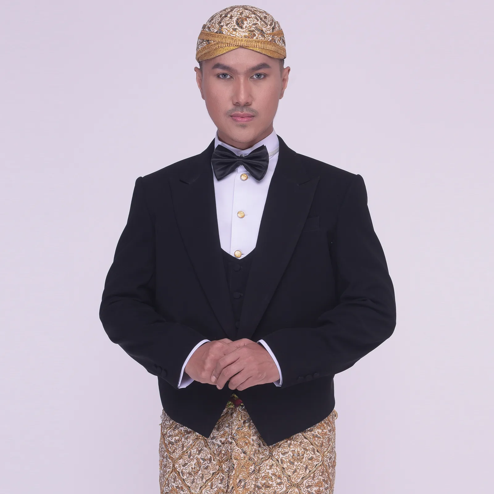 (BJ-164) Beskap Pengantin Jas Hitam Jawa