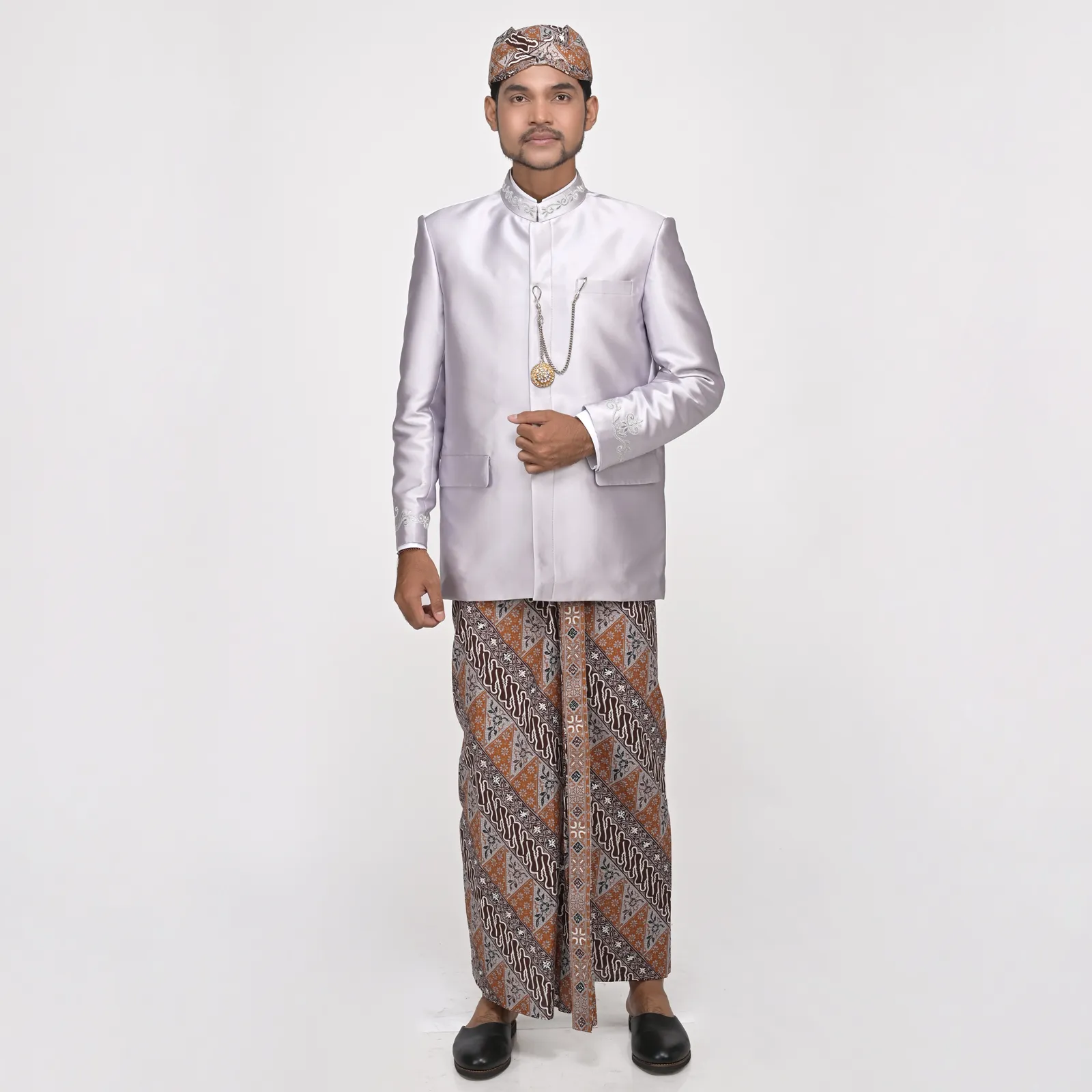 (ATS-036) Beskap Silver Bordir
