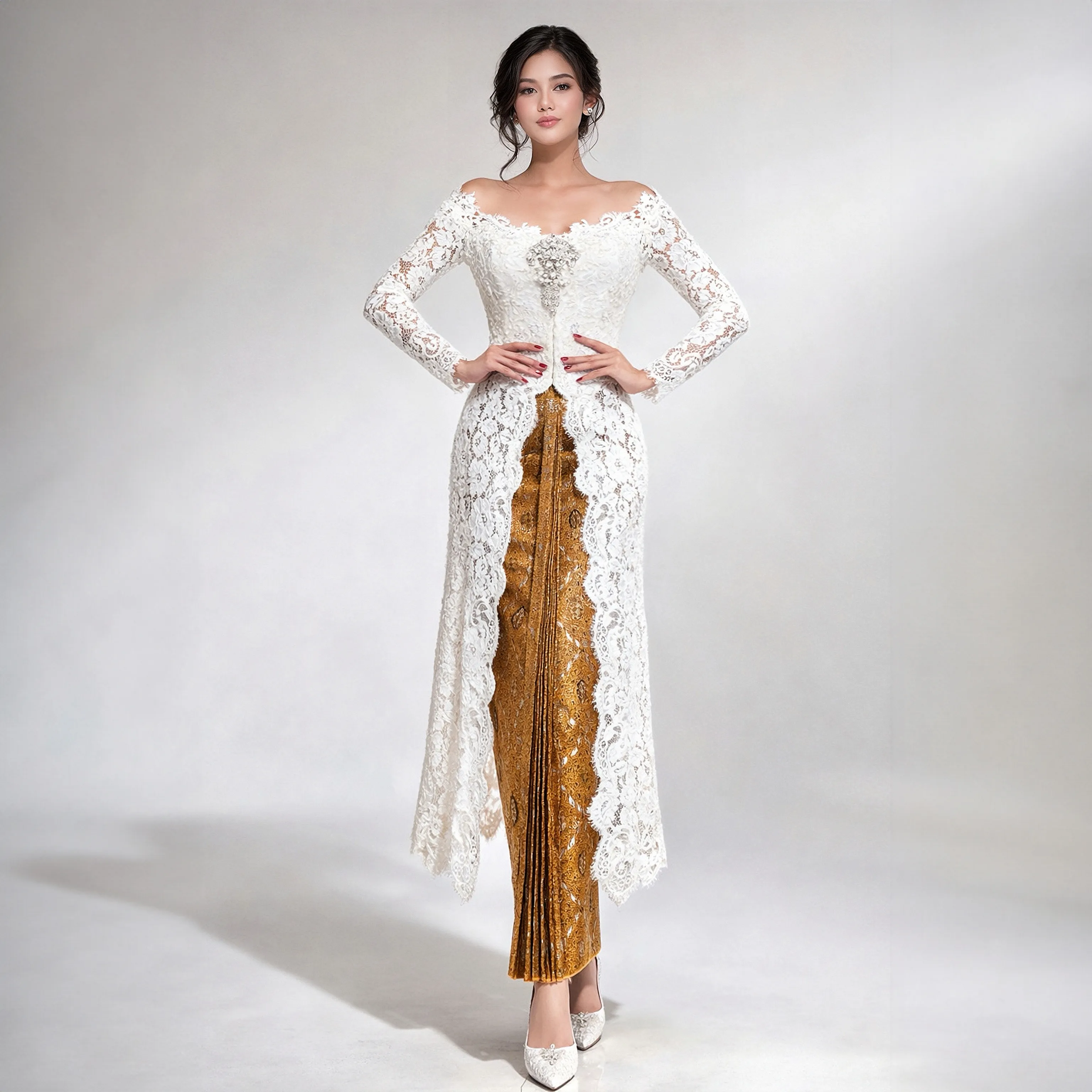 (KE-028) Kebaya Pengantin Bw Adel