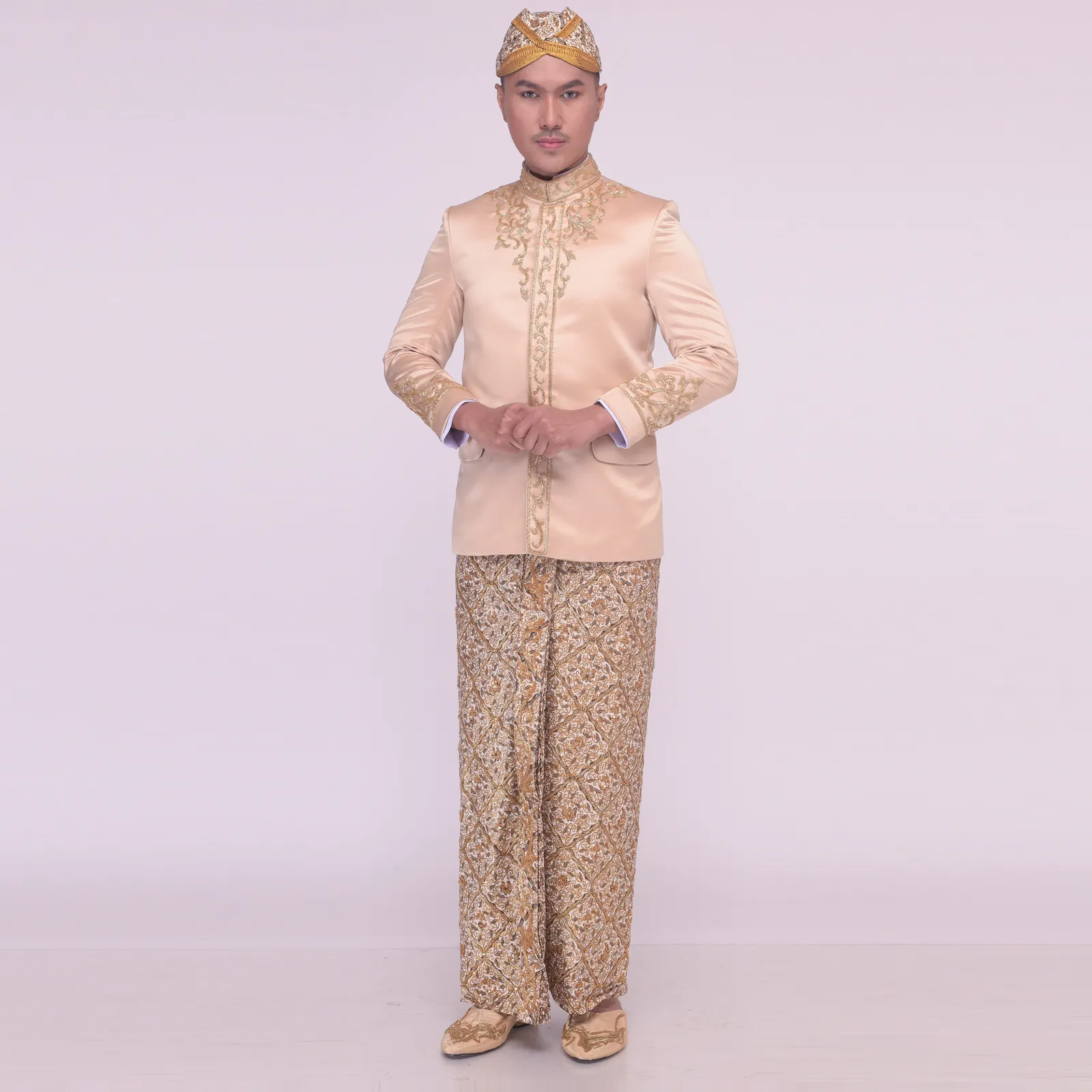 (BS-153) Beskap Pengantin Emas Dessy