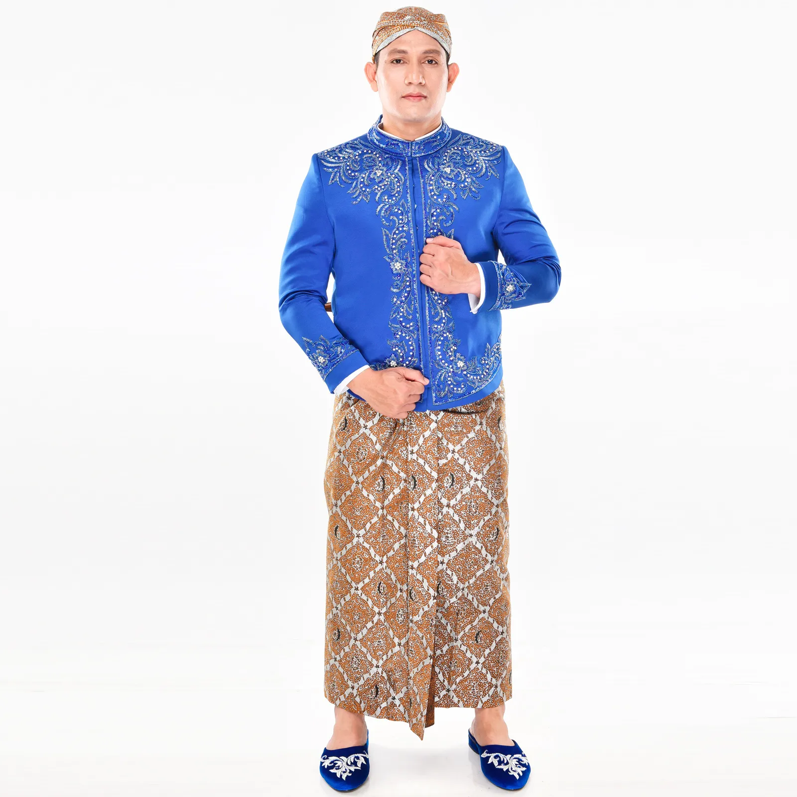 (BJ-005) Beskap Pengantin Biru Diana