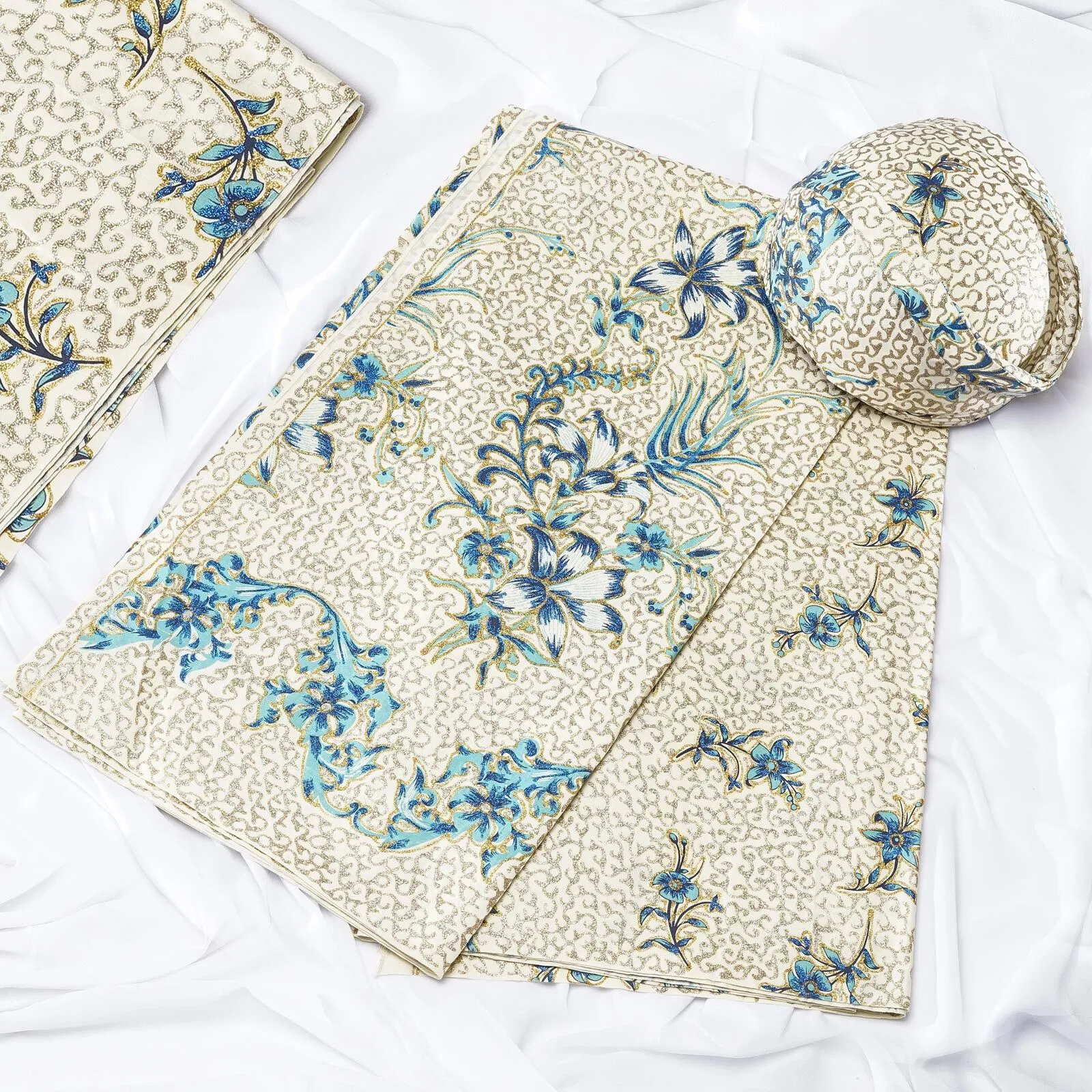 (KOT-028) Kain Sunda Garutan Biru Lena