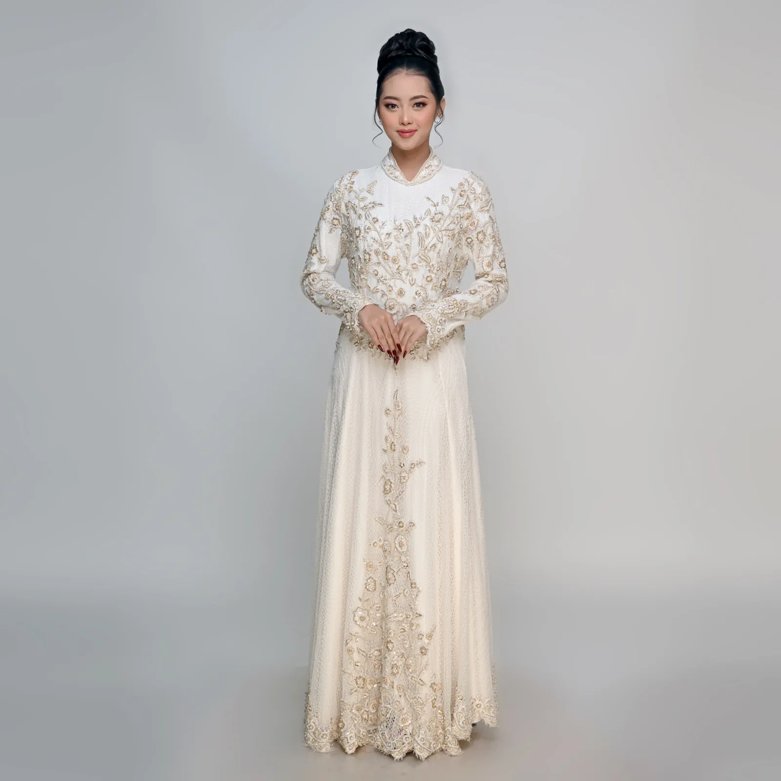 (KE-157) Kebaya Pengantin Dress BW Novi