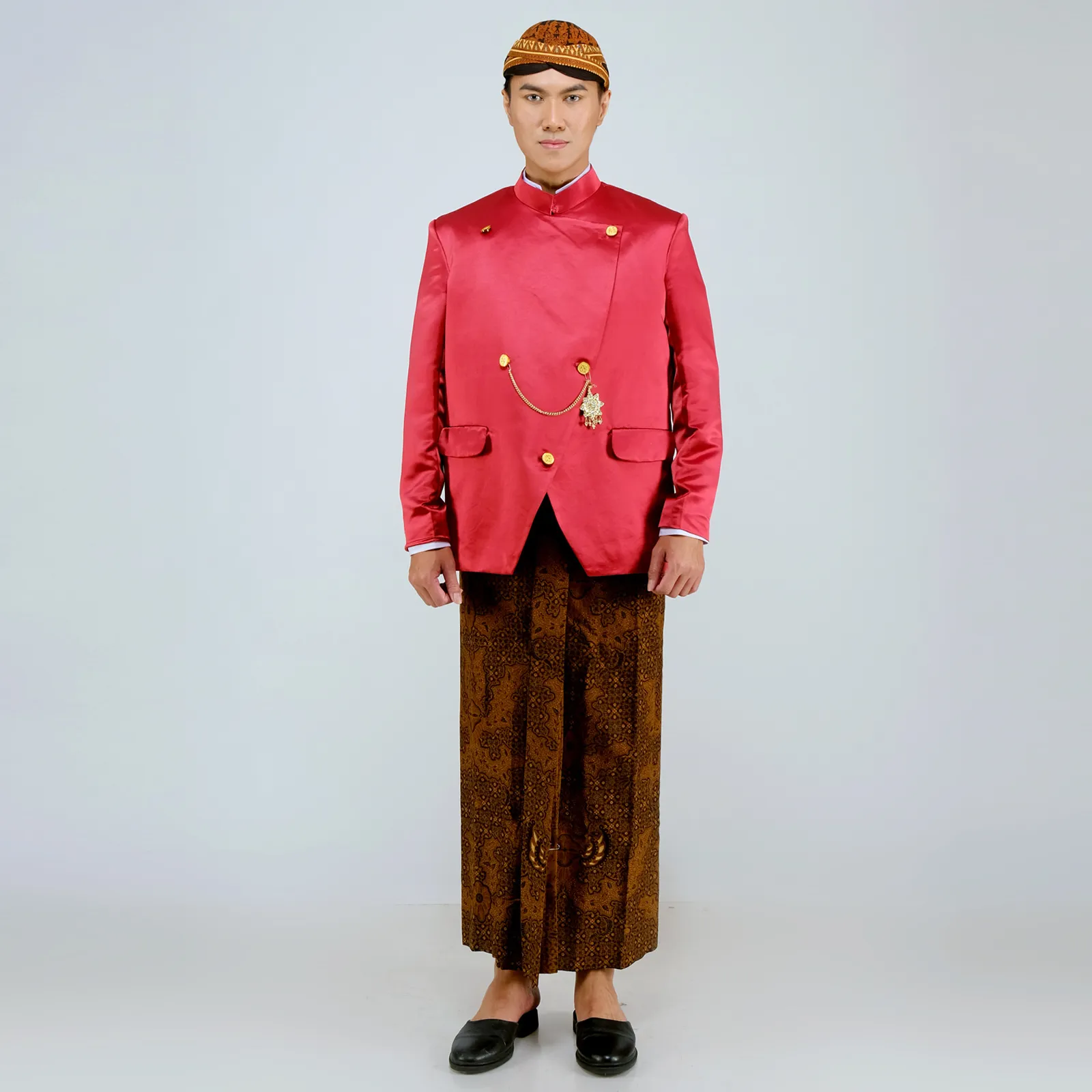 (LAN-003) Beskap Landung Marun