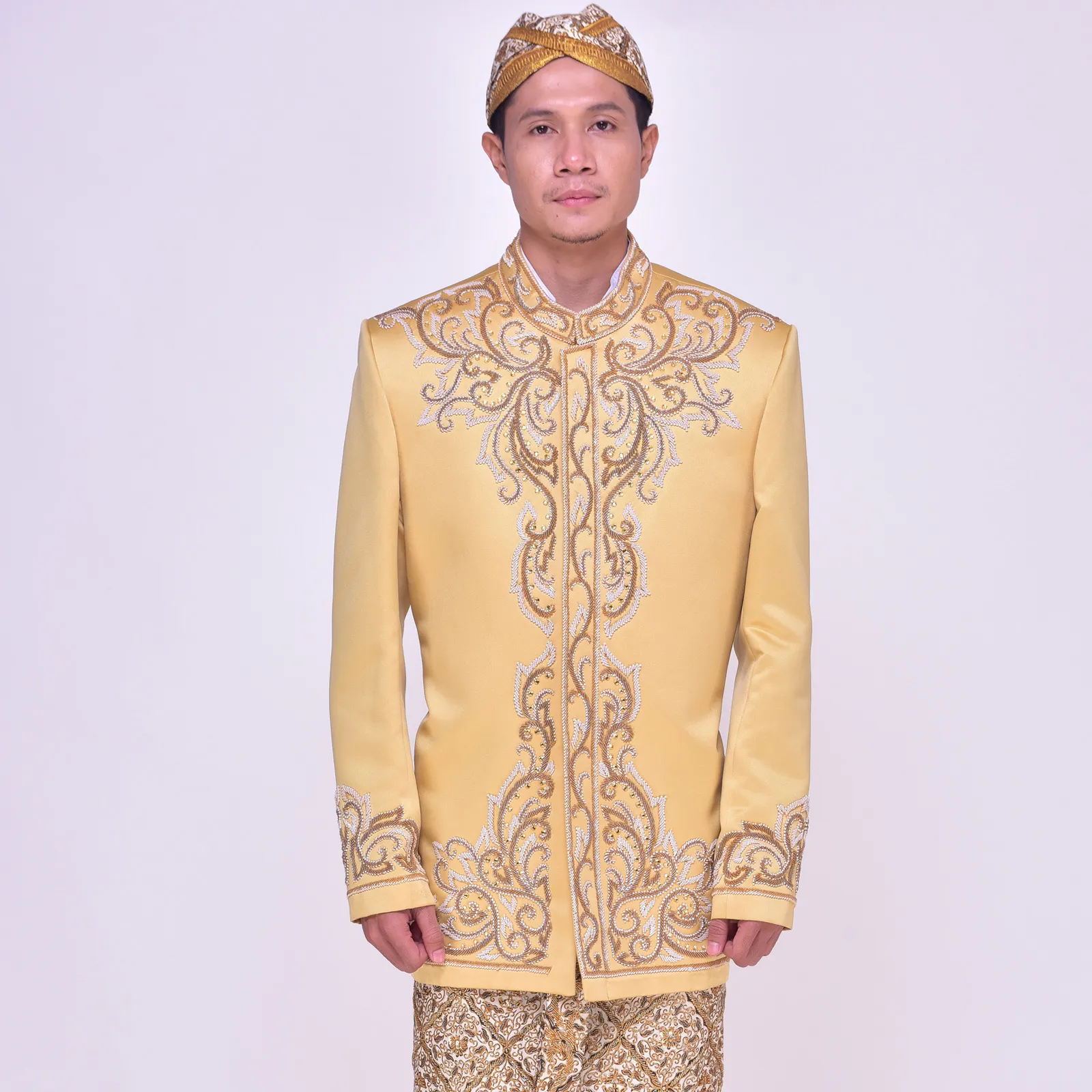 (BS-099) Beskap Pengantin Emas Miranti