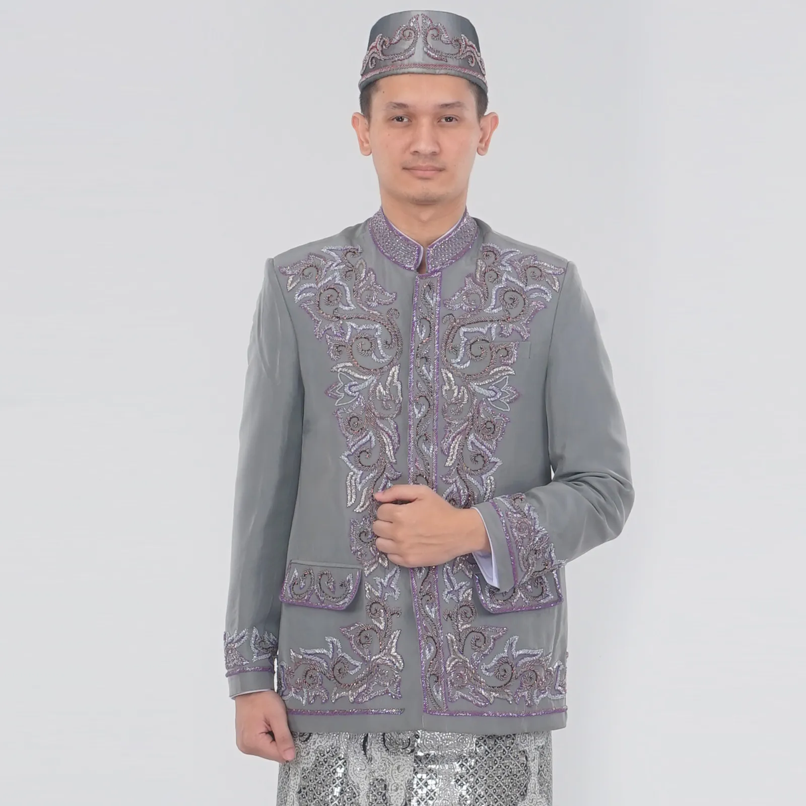 (BS-001) Beskap Pengantin Abu Bella