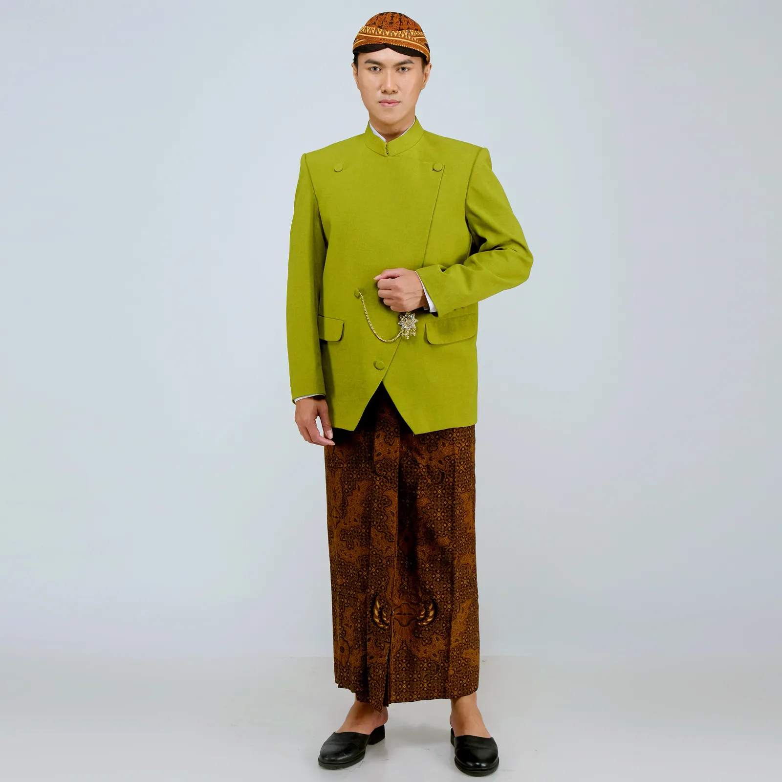 (LAN-006) Beskap Landung Hijau