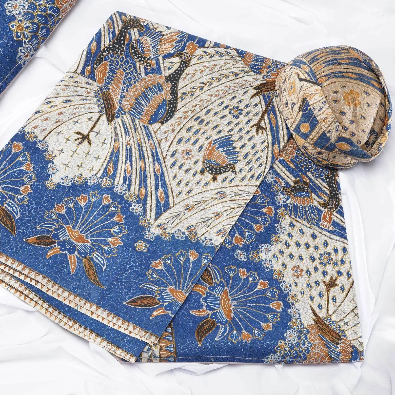 (KOT-046) Kain Sunda Merak Ngibing Biru