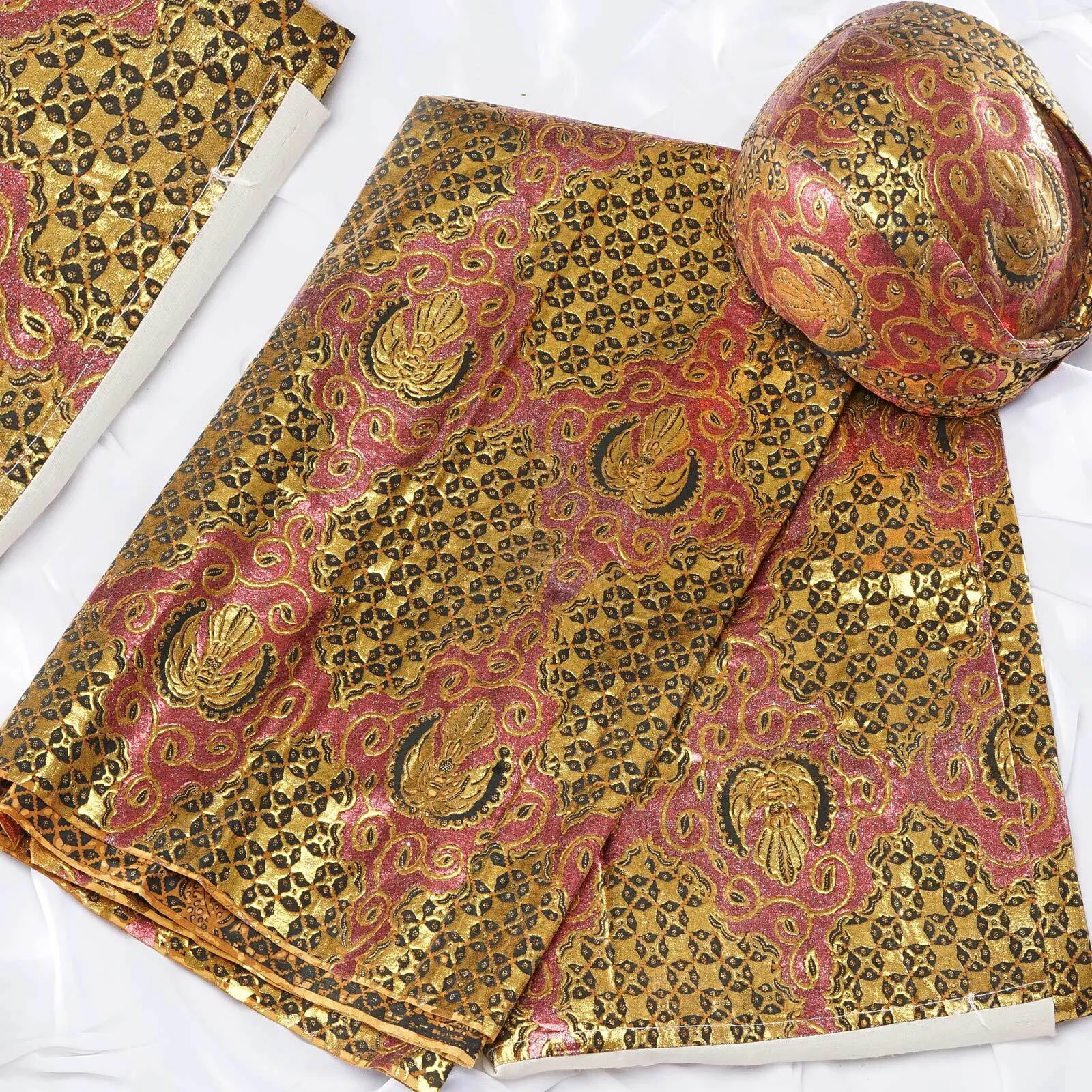 (KAM-037) Kain Pengantin Sunda Hitam Merah Wempy