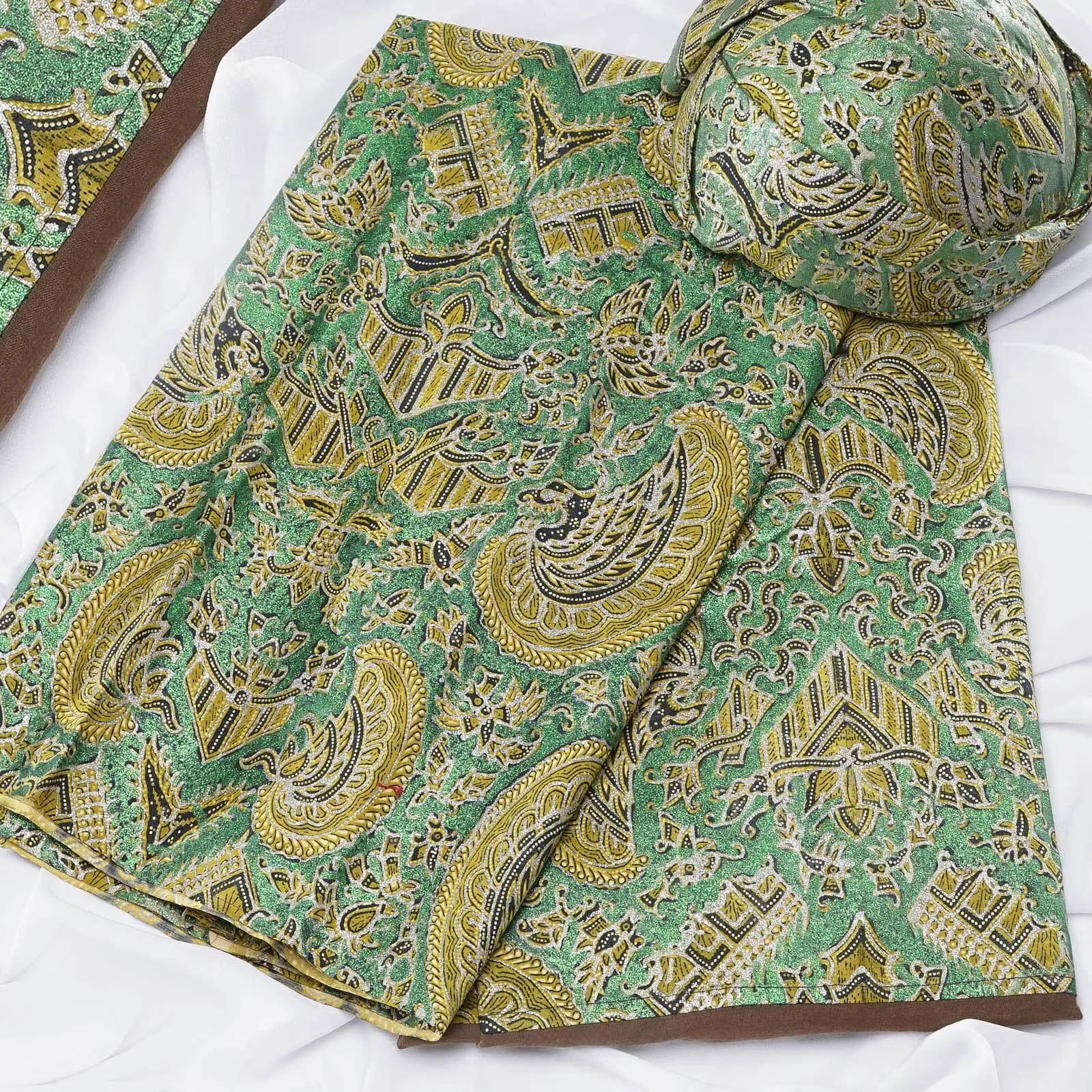 (KAM-019) Kain Pengantin Sunda/Solo Ciwiri Hijau