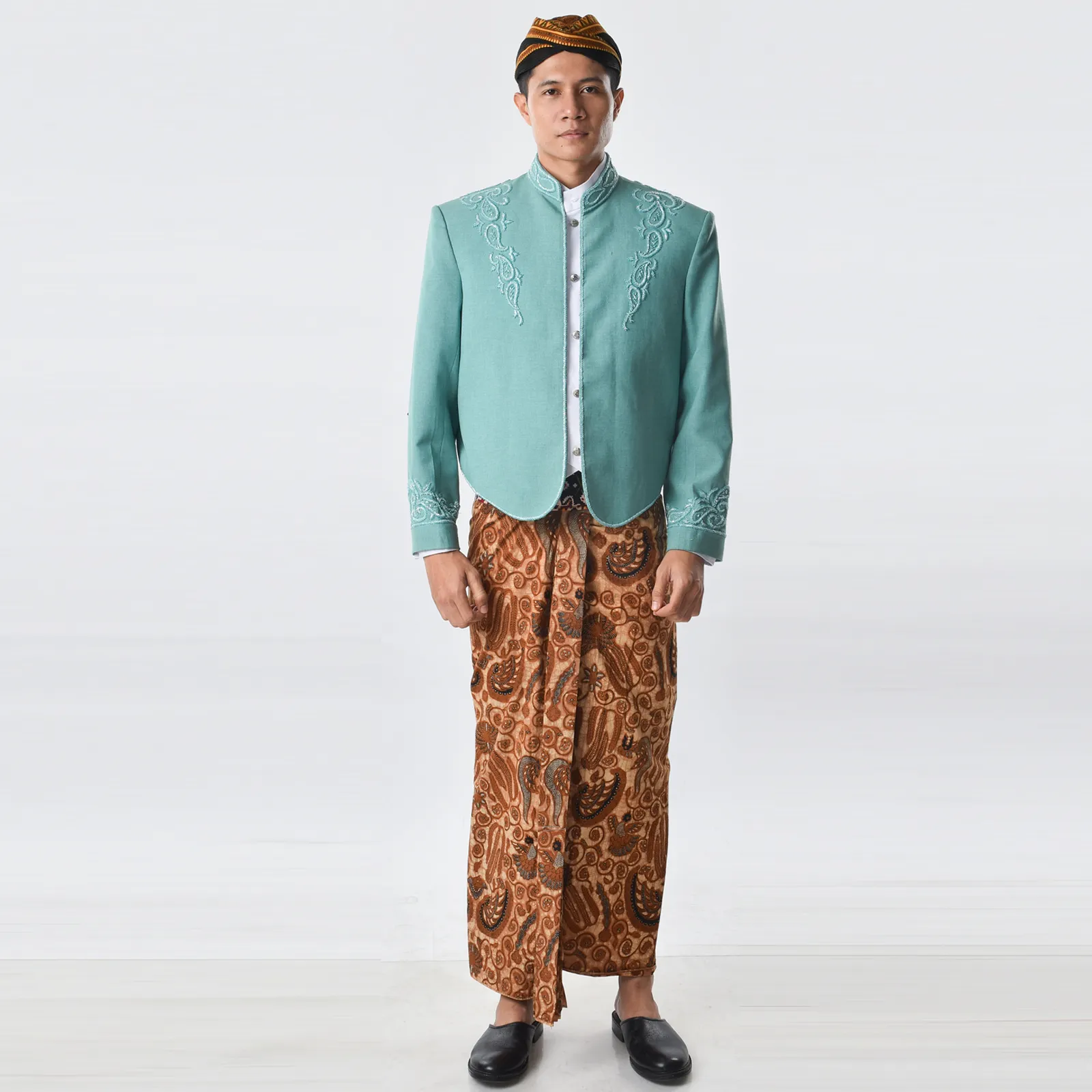 (OTJ-024) Beskap Hijau Papa Zakaria (Sikepan)