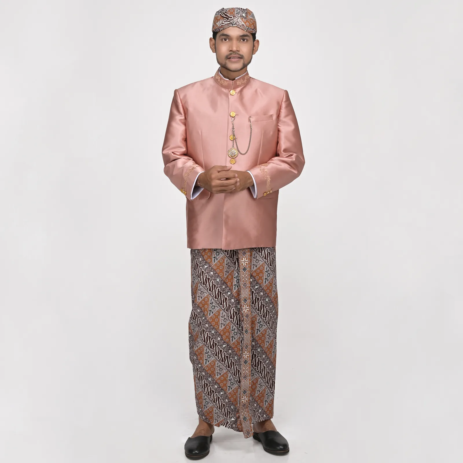 (ATS-035) Beskap Rosegold bordir
