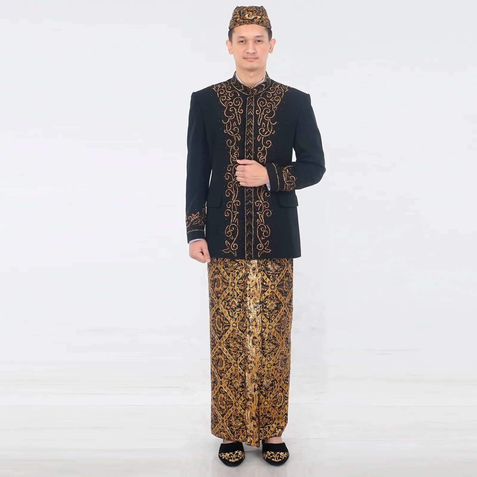 (BS-070) Beskap Pengantin Hitam Kartika II