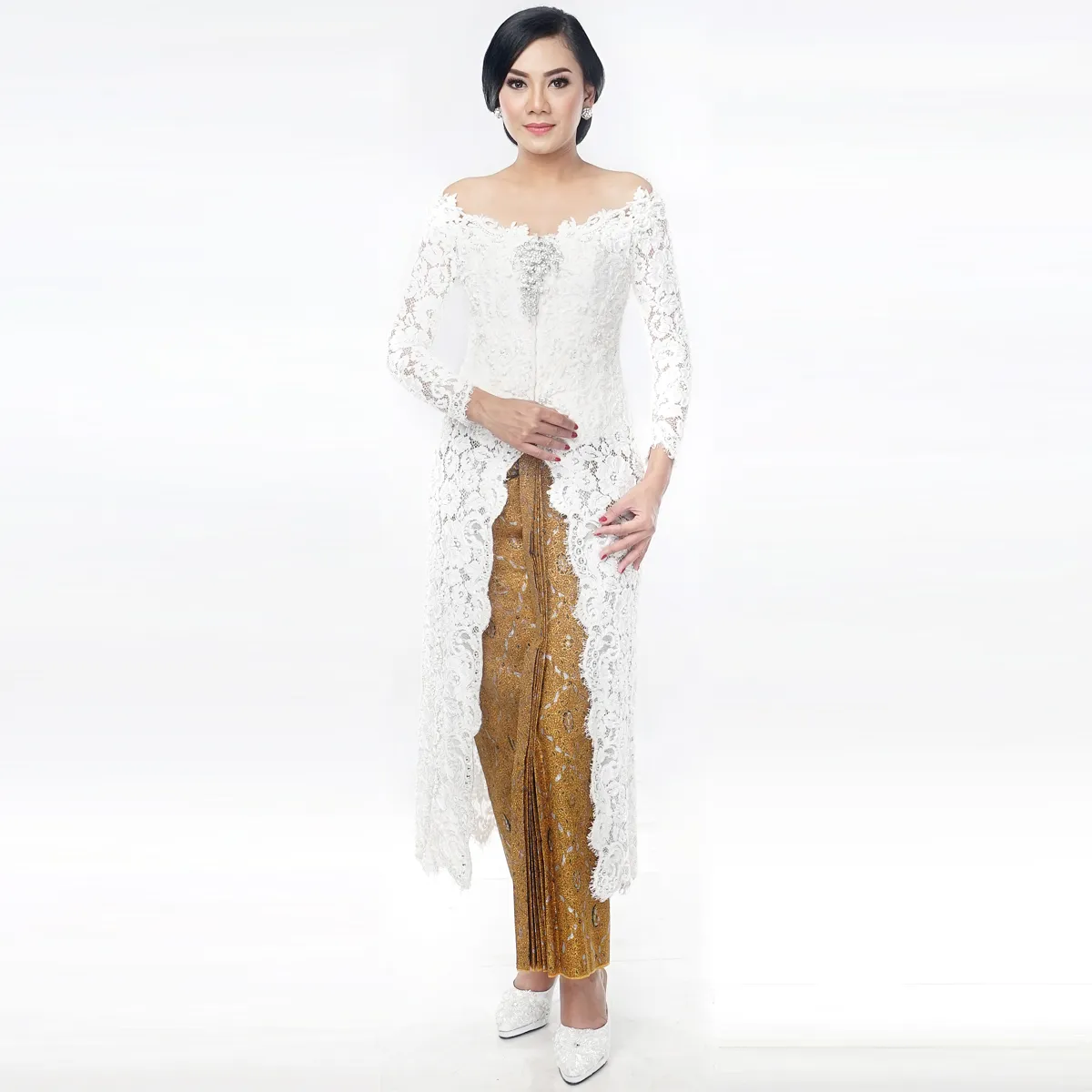 (KE-028) Kebaya Pengantin Bw Adel